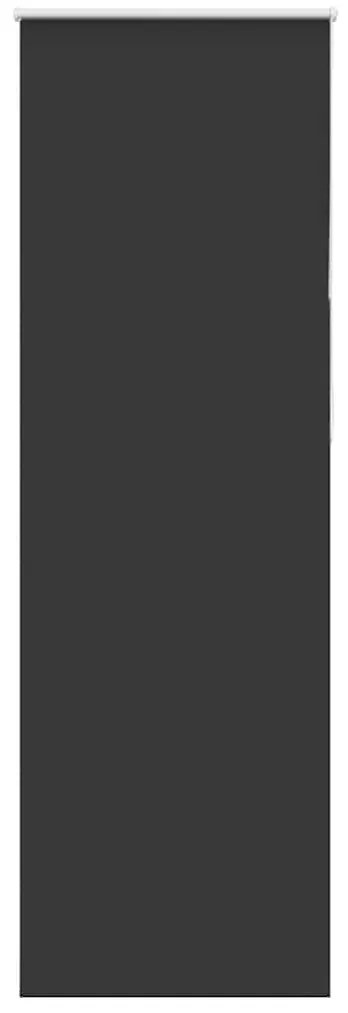 4010915 vidaXL Ролетна щора Blackout Black 75x210 cm Ширина на плата 70,7 cm