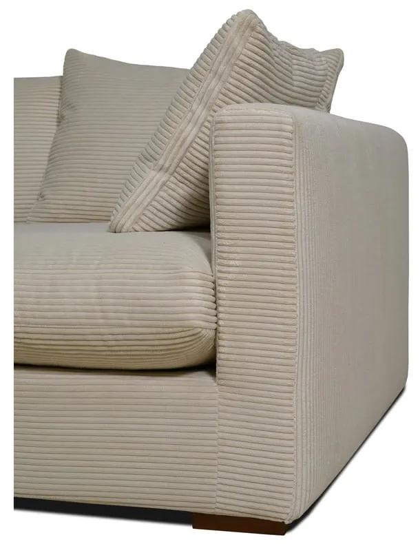 Бежов велурен диван 266 cm Comfy - Scandic