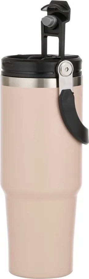 Бежова бутилка за пътуване бутилка от неръждаема стомана 1 l Eco – Ladelle