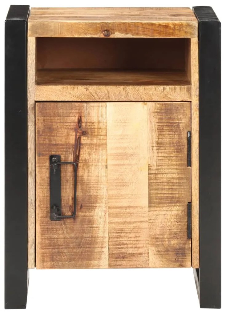 321567 vidaXL Нощно шкафче, 40x35x55 см, мангово дърво масив