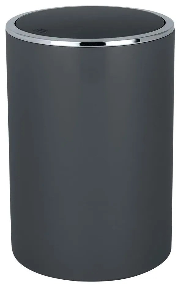 WENKO 25146100 - Кош INCA 18,5 x 25,5 см, антрацит/лъскав хром