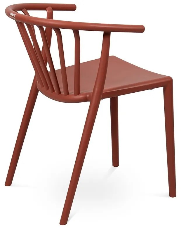 Кафяв пластмасов градински стол Capri – Bonami Essentials