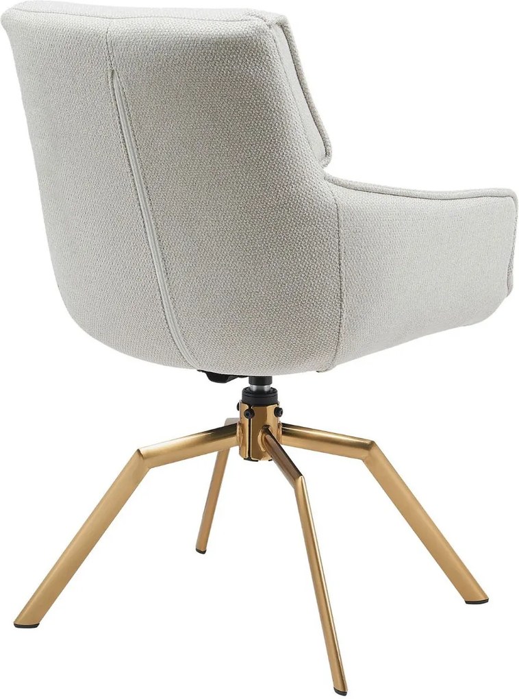 Стол Bueron Muz 2бр-Бяло-Злато