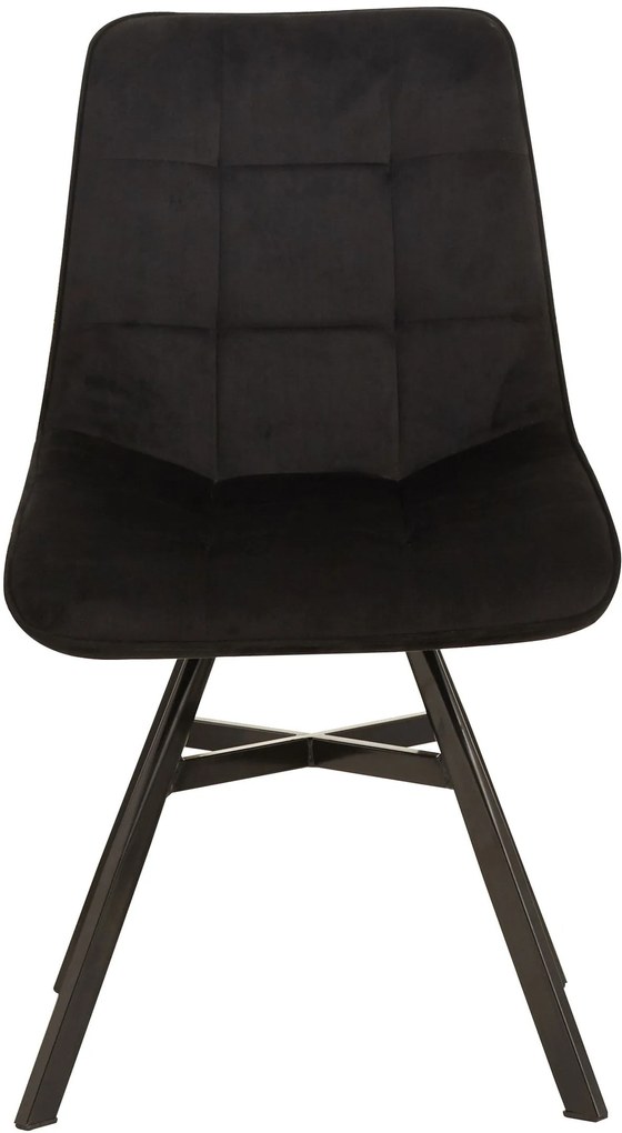 Кухненски стол Gina-черен (2) парчета