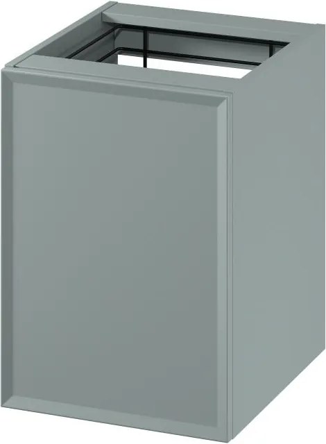 Cersanit S1022-010 - Висящ шкаф за баня с кош за пране MILLE 40x45 cm в цвят мента