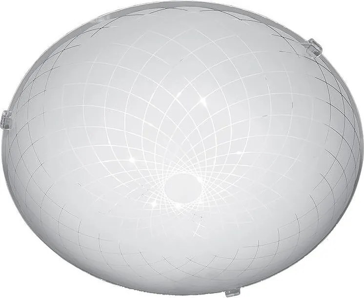 Плафониера БЮТИ LED, ø300, бял гланц, 24W, 4000K