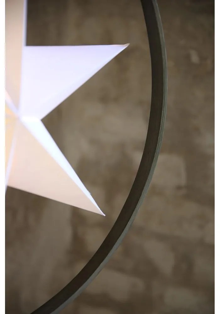 Бяло-сива светлинна декорация ø 50 cm Speranza – Markslöjd