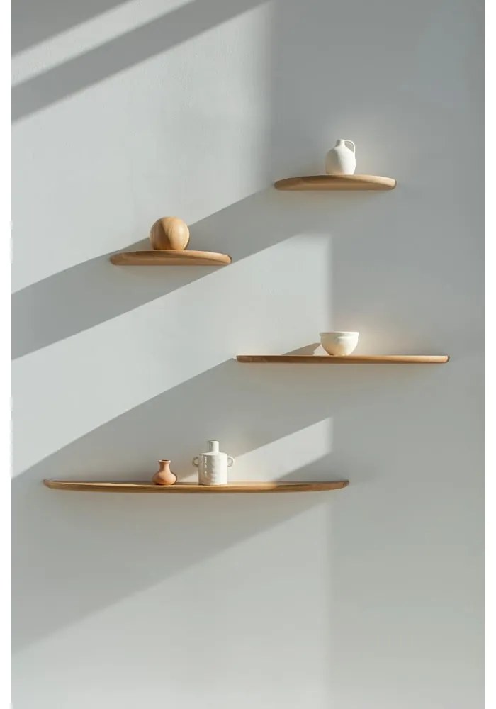 Рафтове от дъбова дървесина в естествен цвят Mu - Gazzda