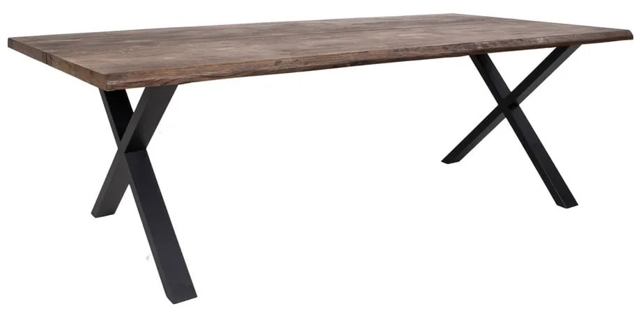 Трапезна маса с дъбова дървена плоскост 95x240 cm Toulon – House Nordic