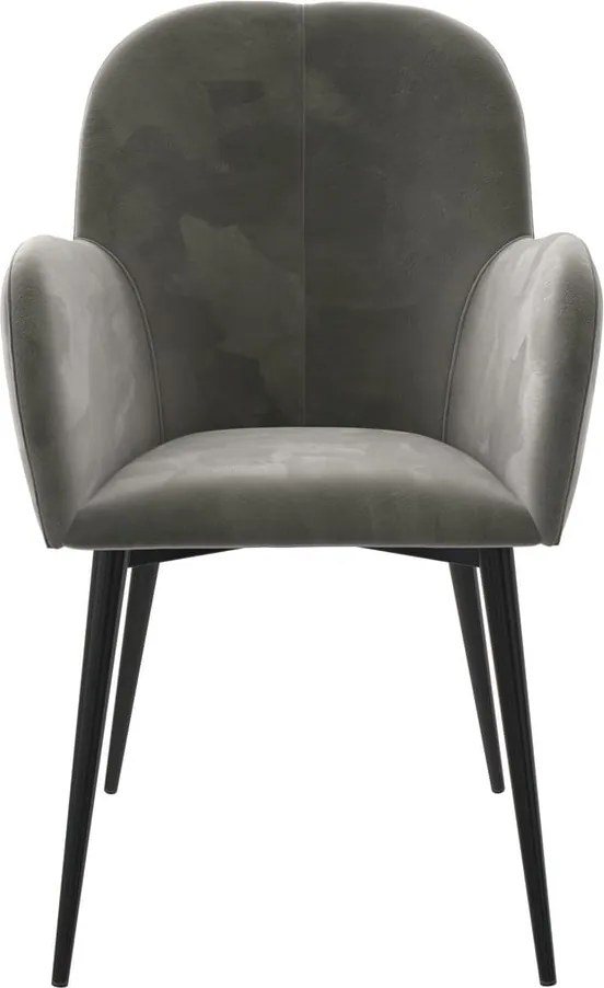 Сив тапициран трапезен стол Fitz – Støraa