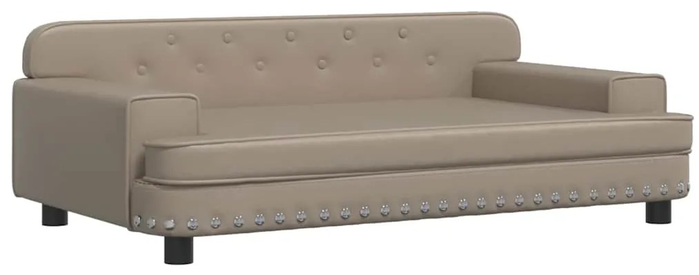 3196291 vidaXL Детски диван капучино 90x53x30 см изкуствена кожа