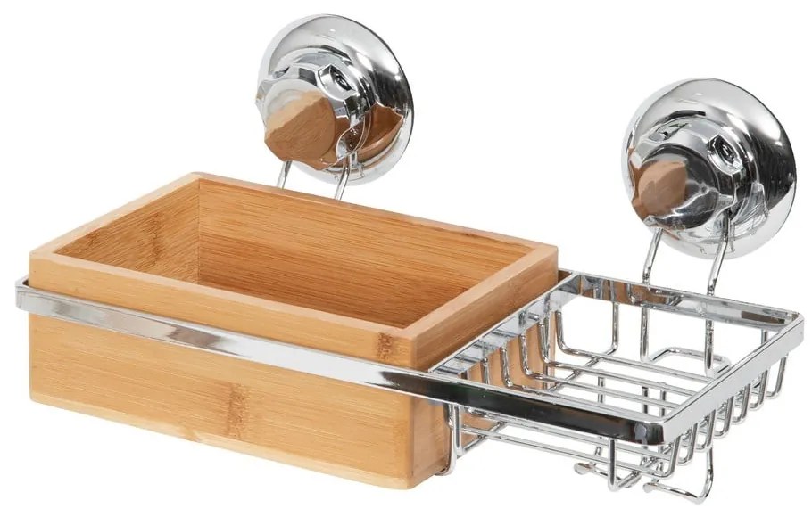 Бамбукова кошница за стена със сапун Spa - Compactor