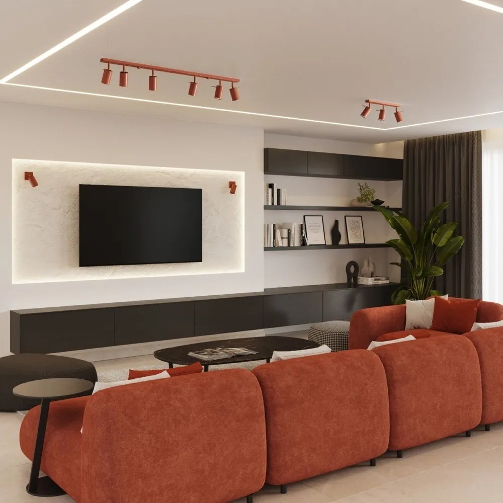 Прожектор в тухлен цвят 6x81 cm Etna – Sollux