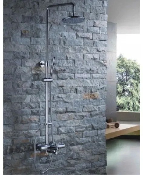 Душ система със смесител, пита, слушалка и шлаух 6368 QUELLE, Inter Ceramic