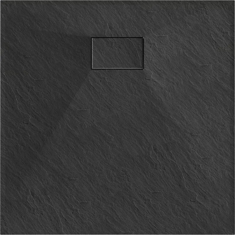 Mexen Hugo Квадратен душ-корито SMC 90 x 90 cm, черен - 42709090