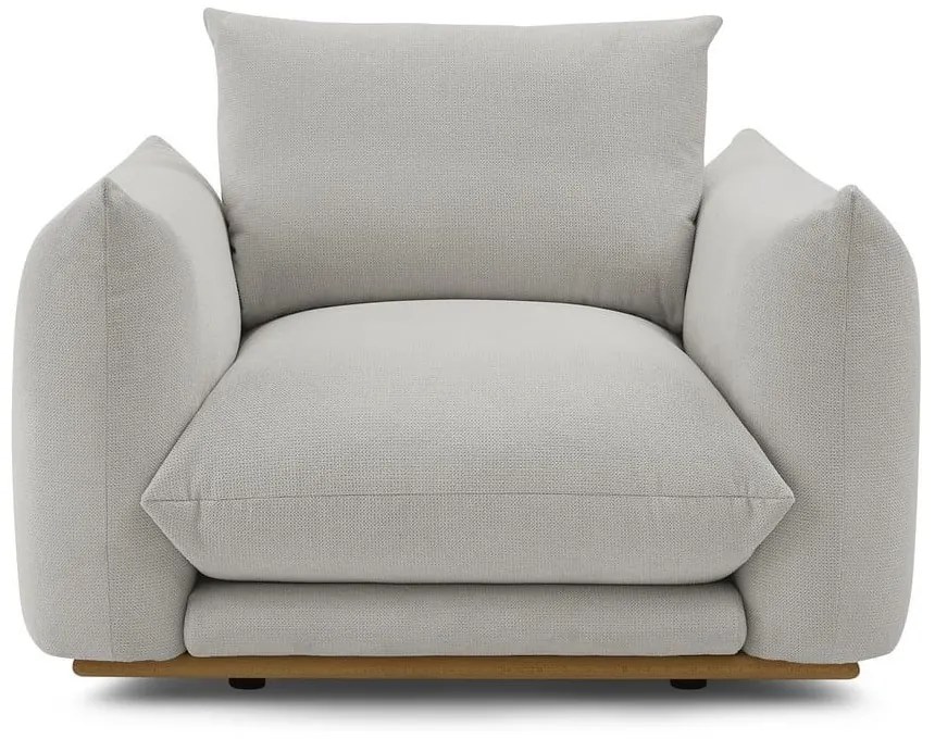 Светлосиво кресло Ernest – Bobochic Paris