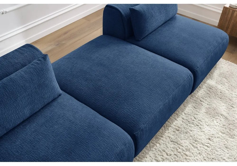 Тъмносин диван 283 cm Jeanne - Bobochic Paris