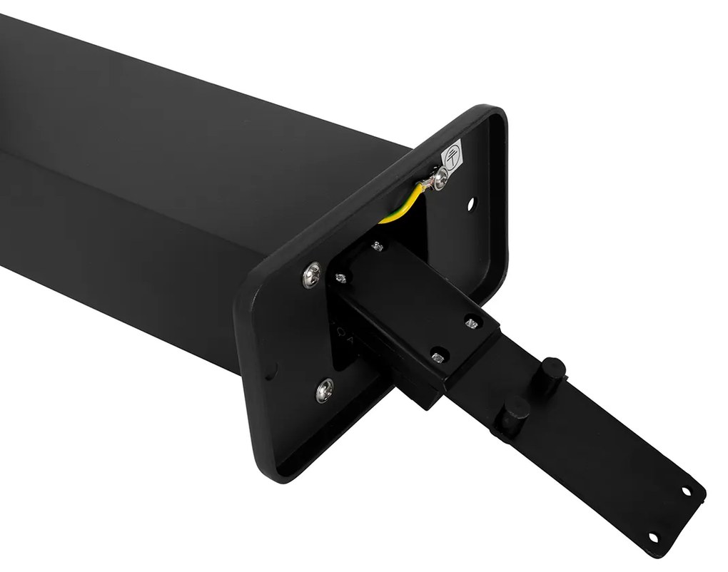 Индустриална стоеща външна лампа черна 80 см IP44 - Baleno