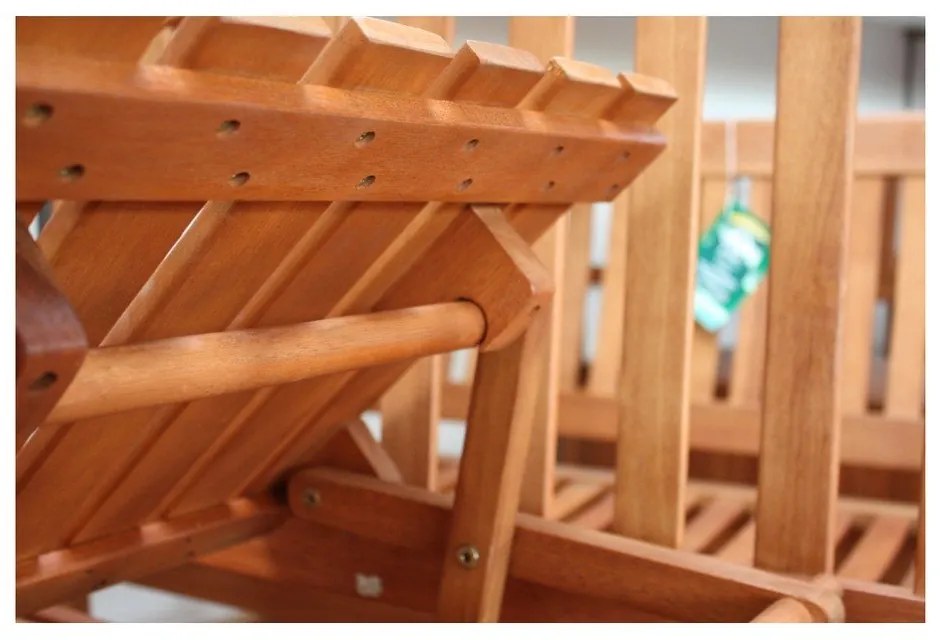 Градинска пейка с маса за съхранение от евкалиптово дърво ADDU Phuket - Garden Pleasure