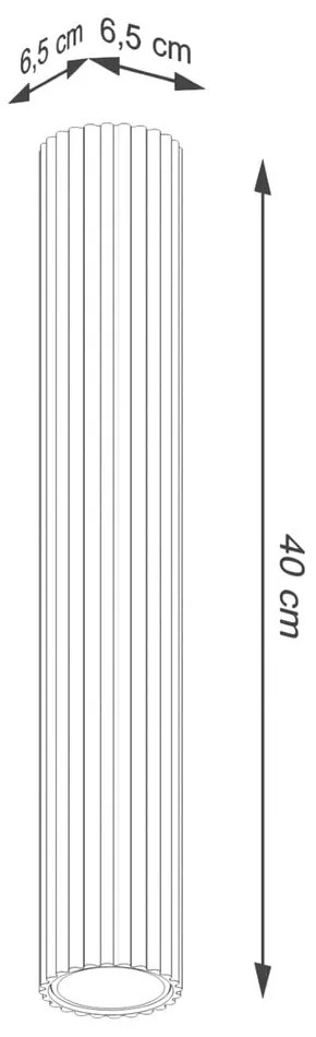 Прожектор в златист цвят Gleam – Sollux