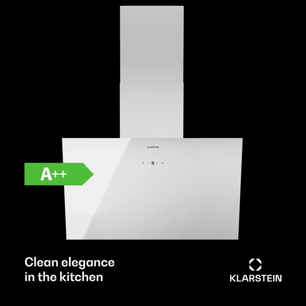 Klarstein Laurel 60, Абсорбатор, 60 cm, изхвърляне на въздух: 247 m³/h, LED Touch
