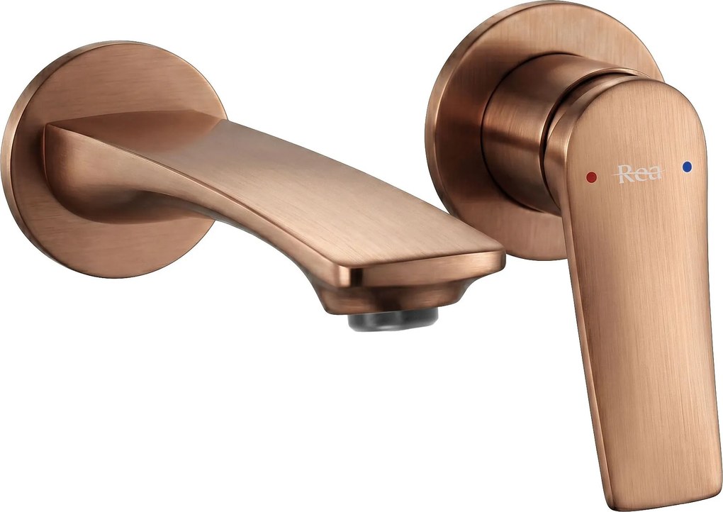 Смесител за мивка за вграждане REA VISION Brush Copper + BOX
