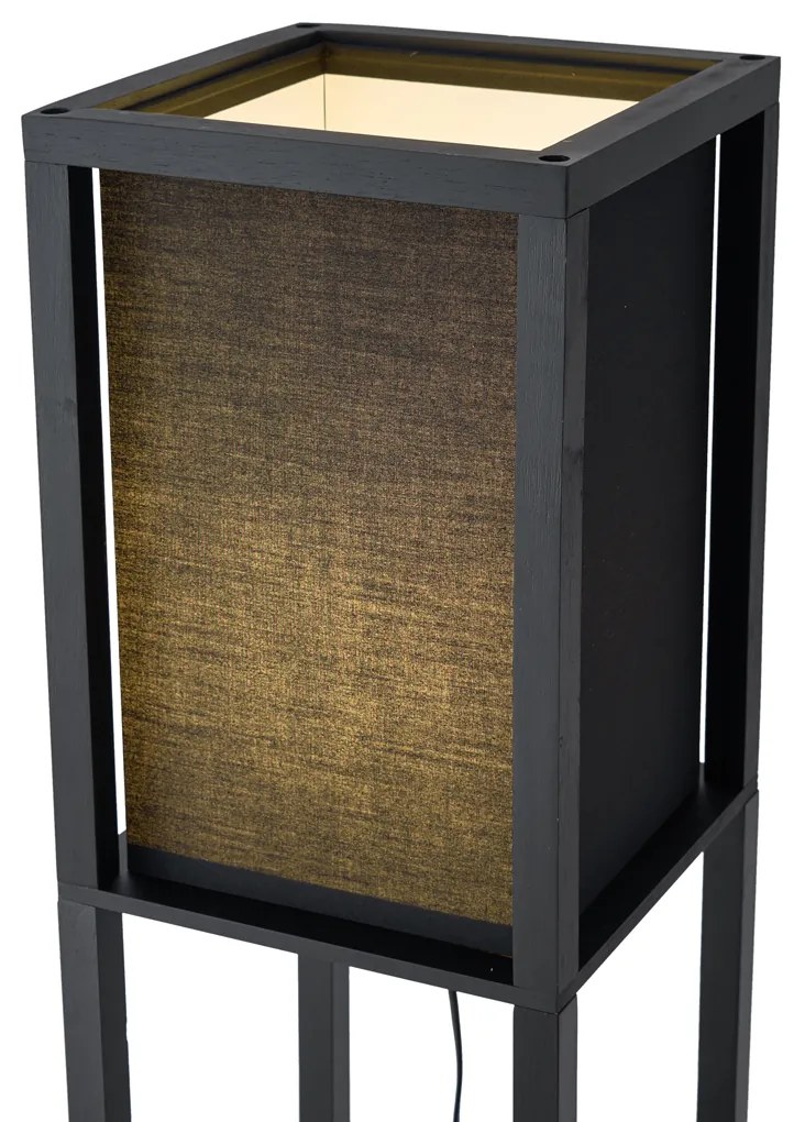 Интелигентна подова лампа черна с Wi-Fi A60 - Stojan