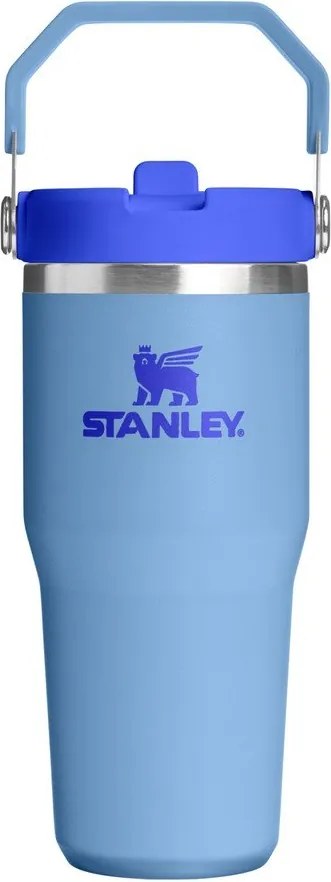 Син термос от неръждаема стомана 410 ml IceFlow™ Flip Straw 2.0 Tumbler Blue Sky – Stanley