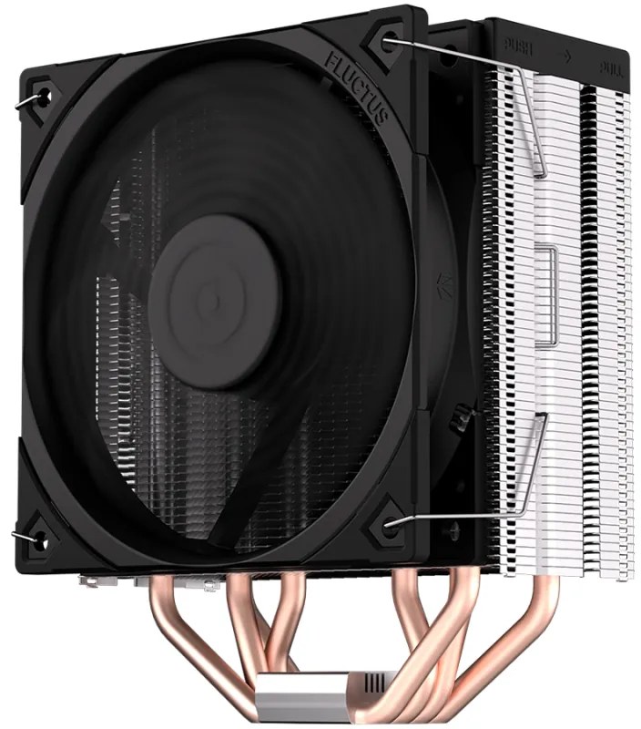 Endorfy Fera 5, CPU Air Cooler, 1x FLUCTUS 120 PWM fan, TDP 220W, Intel LGA 115x/1200/1700/775/1366/2011/2066, AMD AM5/AM4/AM3+/AM2+/FM2+/FM1, 155×127×77mm, 6 Year Warranty