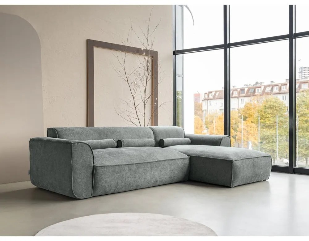 Зелен ъглов диван (десен ъгъл) Flex Felix – Miuform