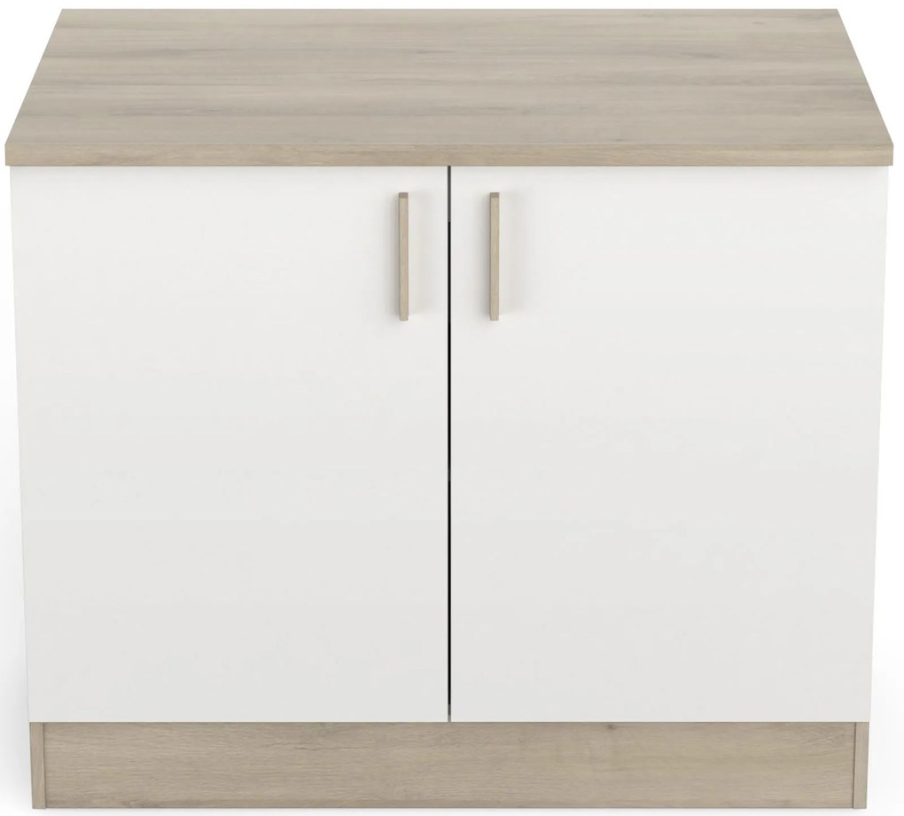 Подов шкаф Poppy 100-Fusiko-Leuko