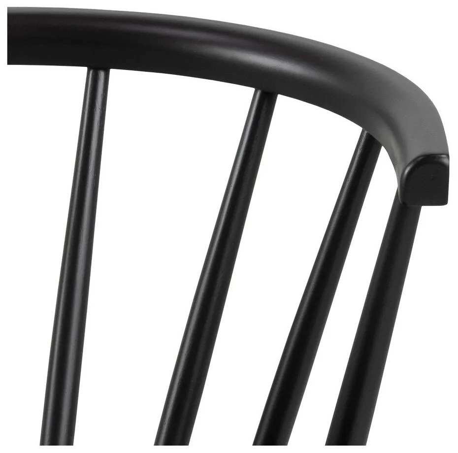 Черен трапезен стол Ida – Actona