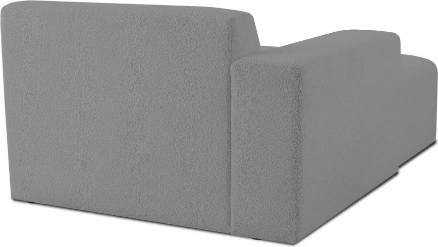 Сив модулен диван от букле (ляв ъгъл) Roxy – Scandic