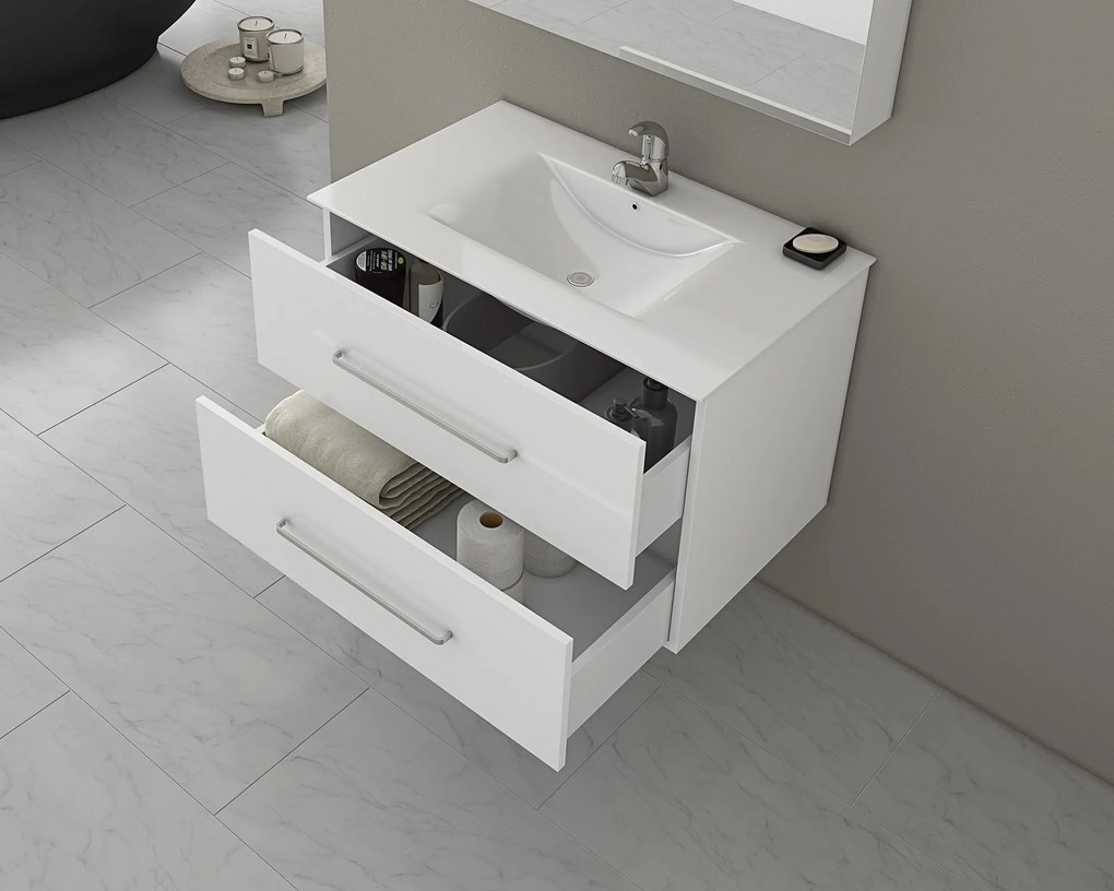 Висящ шкаф Drop Torino 75-White