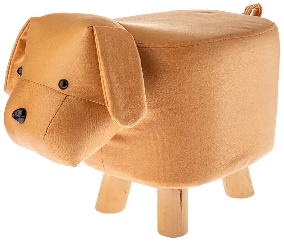 Бежова детска табуретка Dog – Dakls