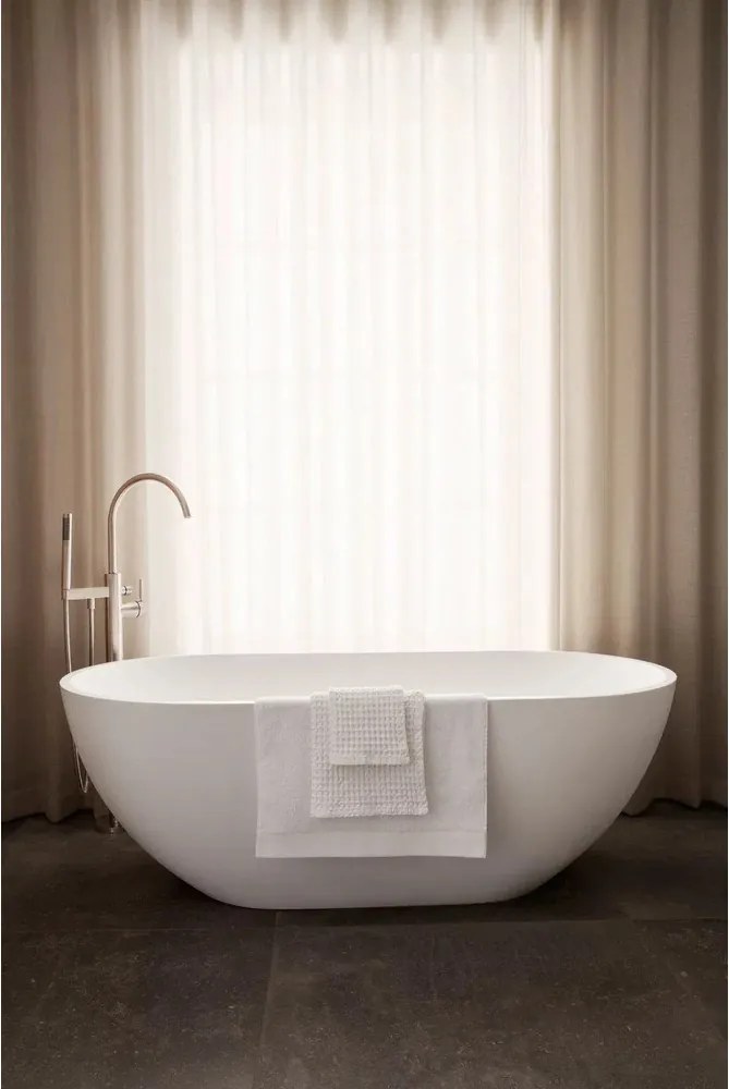 Кремави кърпи в комплект 2 бр. от органичен памук от тери 30x50 cm Riva – Blomus