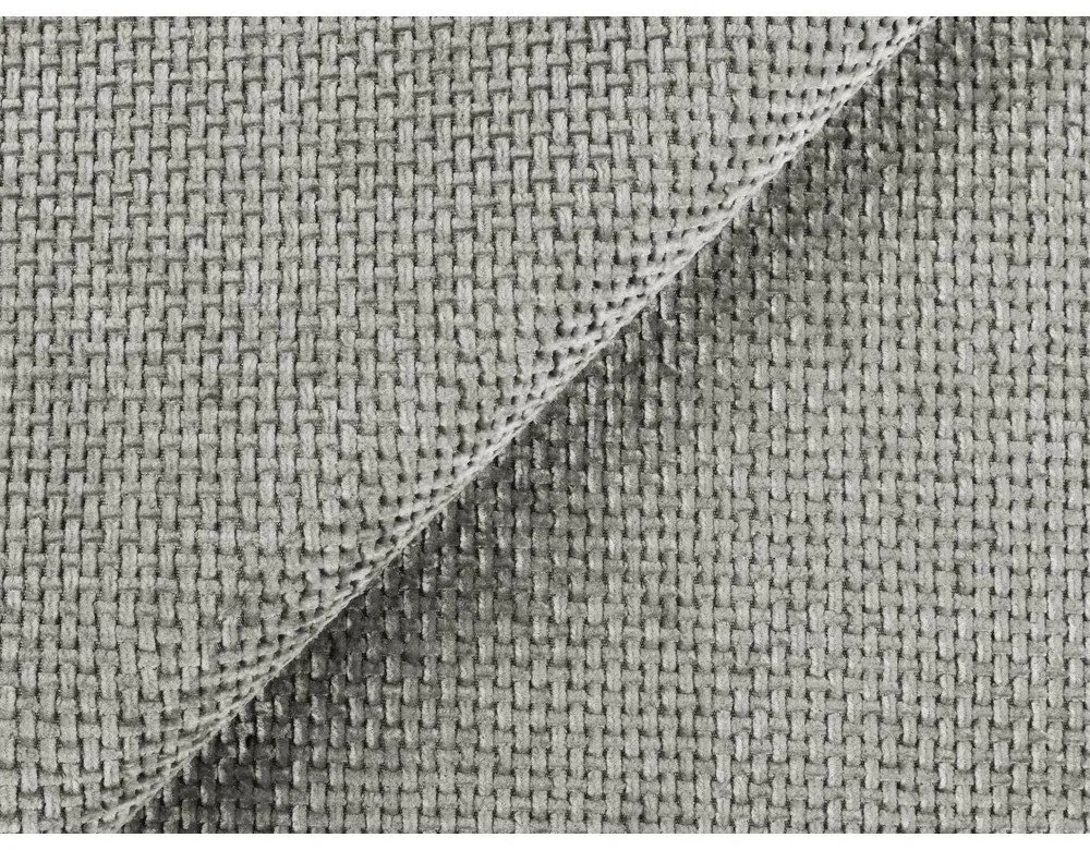 Светлосиво тапицирано двойно легло с място за съхранение 140x200 cm Keoni - Makamii