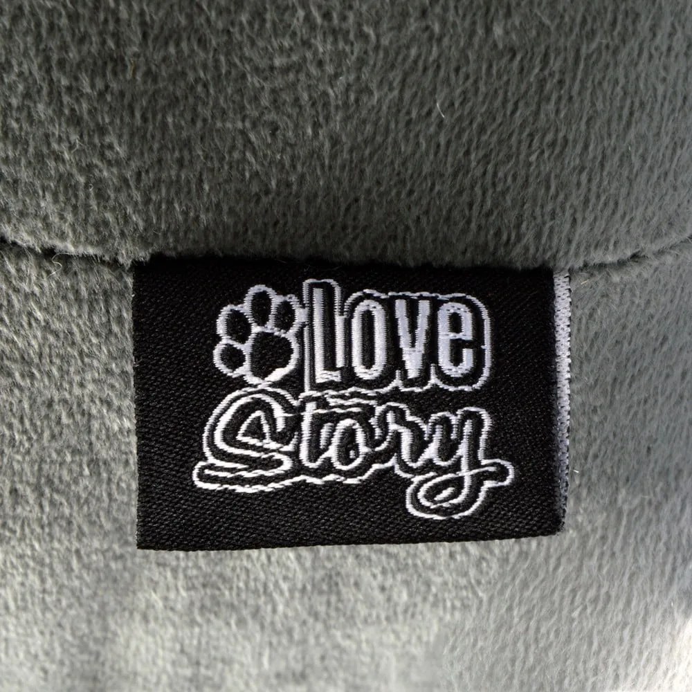 Тъмнозелено легло за котка тип палатка 22x45 cm – Love Story