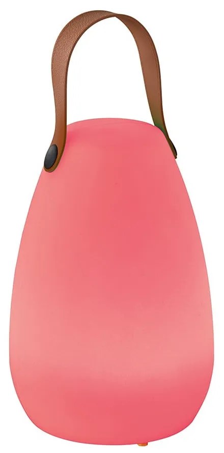 LED настолна лампа в бяло и кафяво (височина 20 см) Ruby - Fischer & Honsel