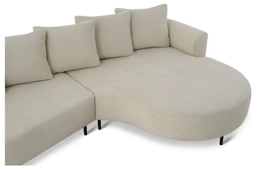 Бежов ъглов диван (десен ъгъл) Vitoria – Scandic