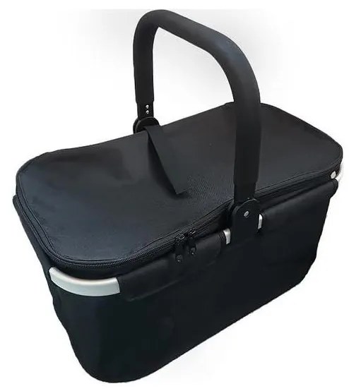 Сгъваема черна къмпинг пикник кошница