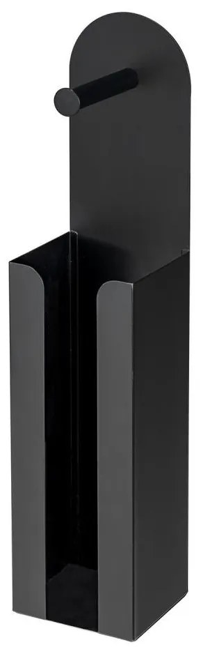 WENKO 26059100 - Държач за ролки AGIRA 12x54 cm черен