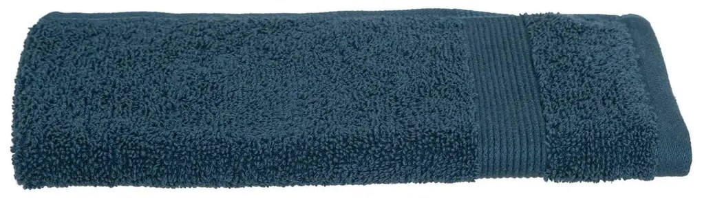 Хавлиена кърпа за ръце atmosphera Praia, Памук, 30x50 cm - Тъмносин
