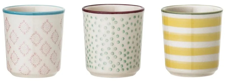 Комплект от 3 керамични чаши за яйца Patrizia - Bloomingville