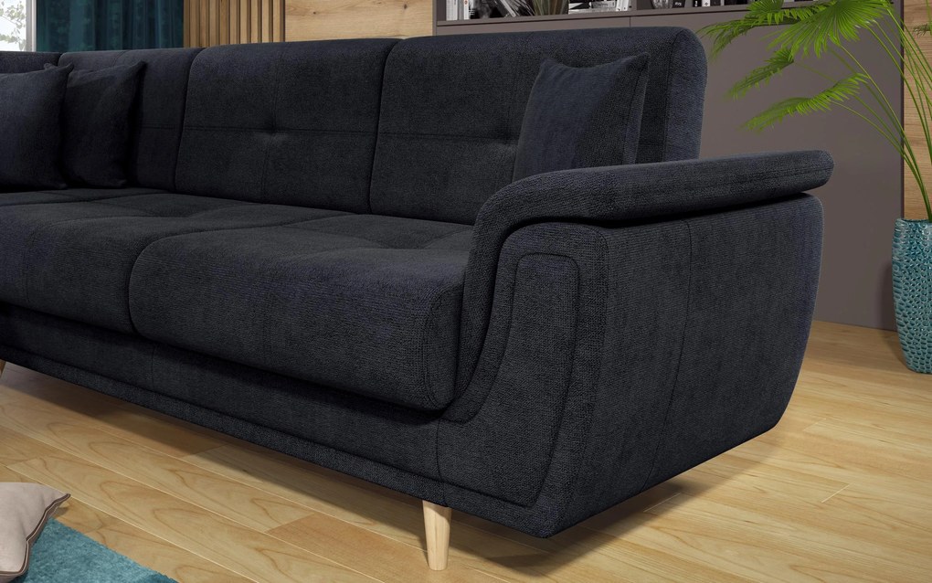 Разтегателен ъглов диван + клик-клак механизъм Принцес Премиум