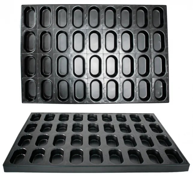 Алуминиева форма за печене на сладки 36 места GN 60х40см CN-(А0160) - Horecano