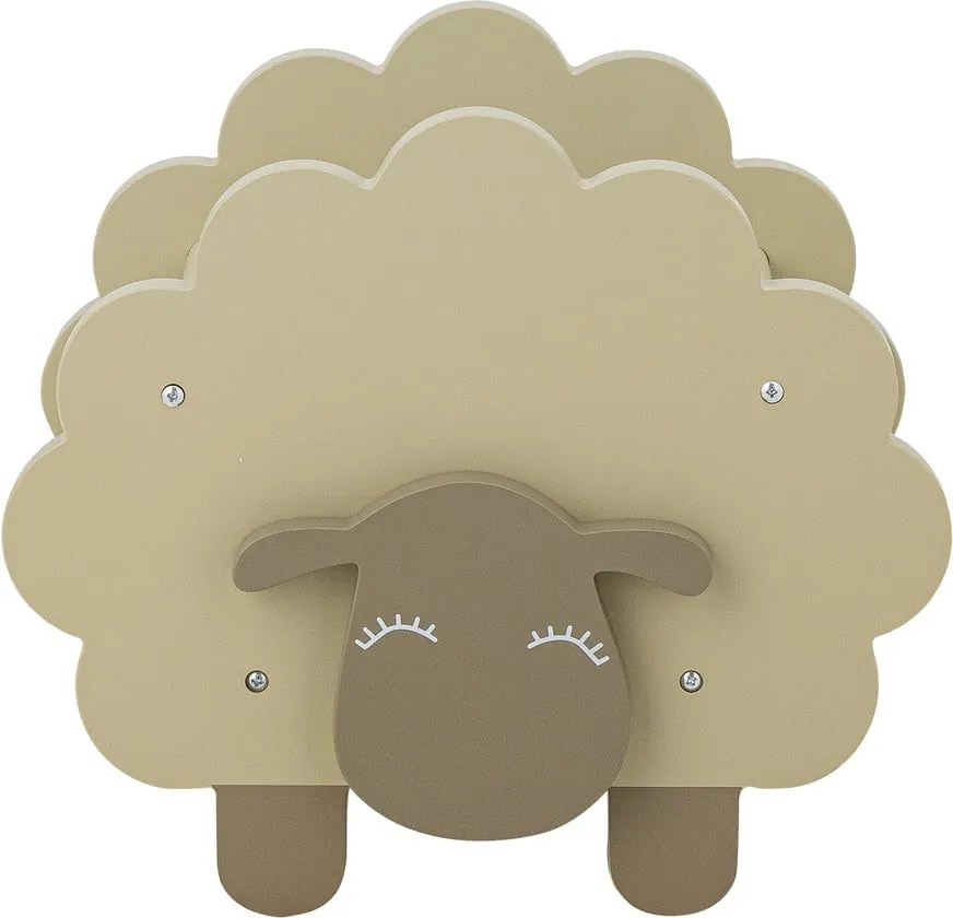 Бежова детска библиотека 30,5x30x35 cm Dolly – Bloomingville Mini