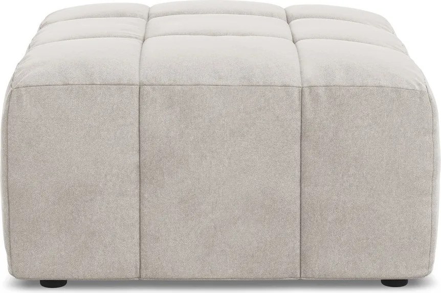 Бежова кадифена табуретка Aloha – Makamii