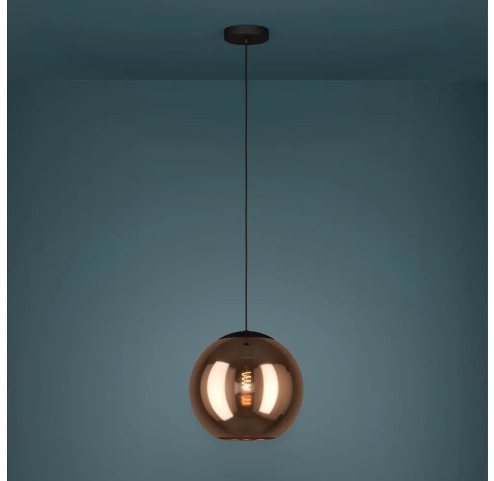 Eglo 390089 - Пендел CORDOBA 1xE27/40W/230V меден