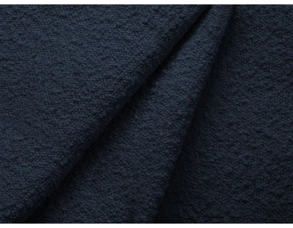 Тъмносин разтегателен диван от букле 247 cm Jodie – Micadoni Home